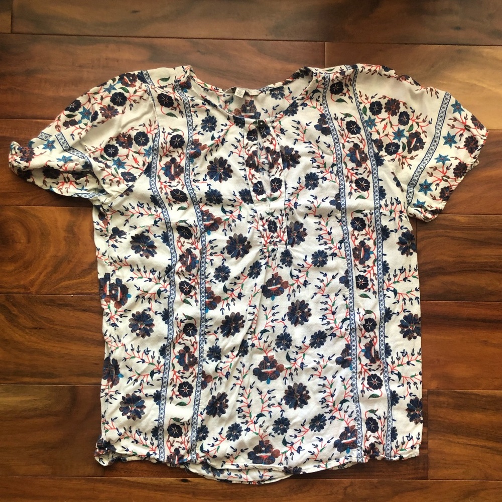 Floral Lucky Brand Shirt